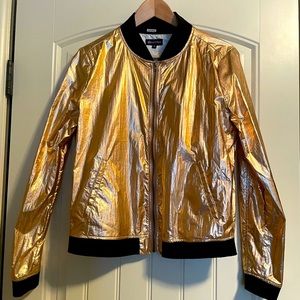 Lightweight windbreaker jacket in gold size M